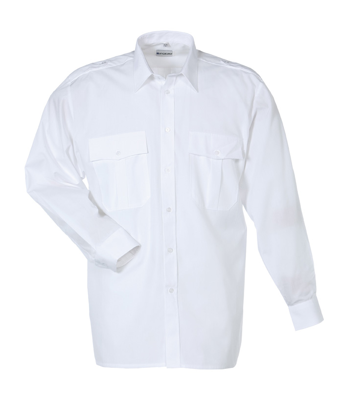 Supplement In detail niveau Uniformshirt extra lange mouw wit | Smit & van Rijsbergen