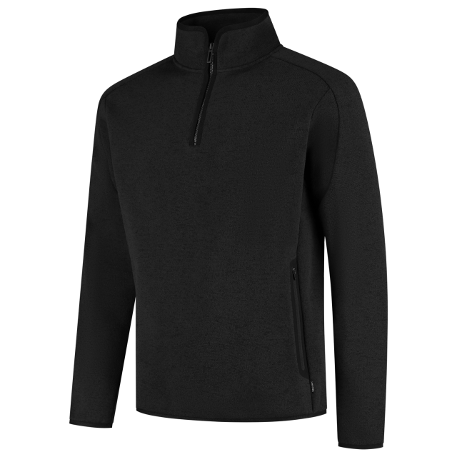 Knitted fleecejack 1/4 zip redefined 306117 - Afbeelding 4