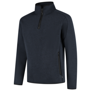 Knitted fleecejack 1/4 zip redefined 306117