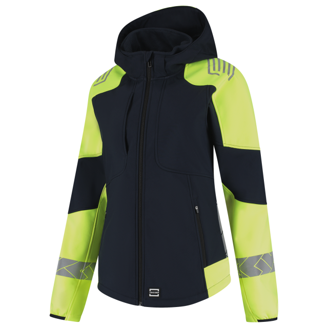 Softshell capuchon reflective redefined dames 406115 - Afbeelding 2