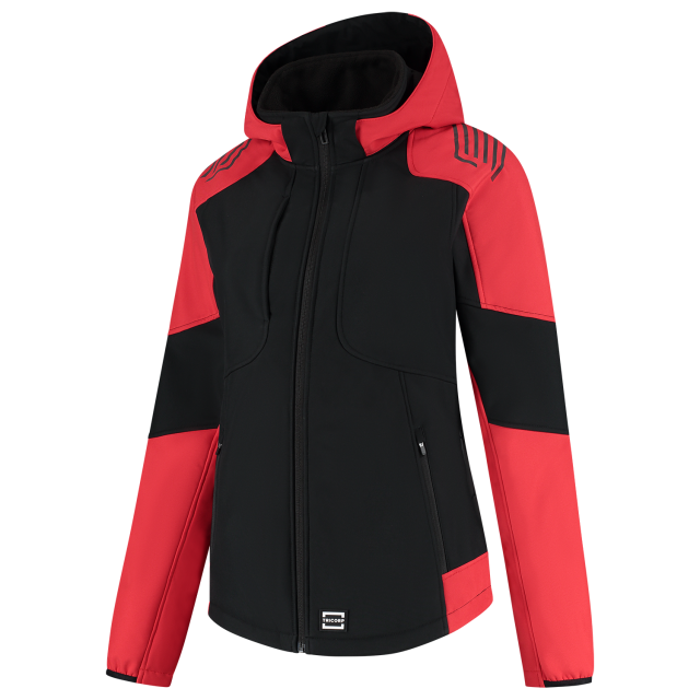Softshell capuchon bicolor redefined dames 406119 - Afbeelding 5