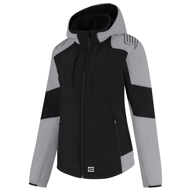 Softshell capuchon bicolor redefined dames 406119 - Afbeelding 6