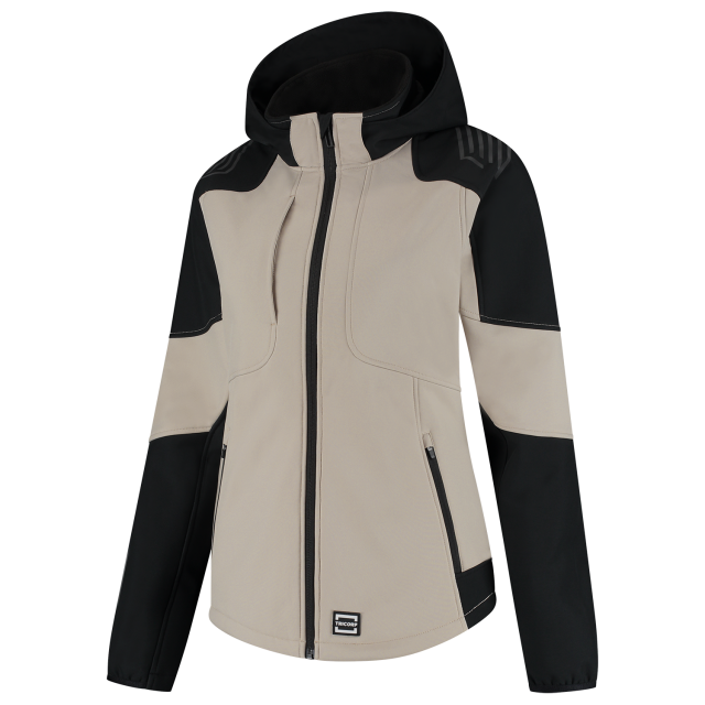 Softshell capuchon bicolor redefined dames 406119 - Afbeelding 3